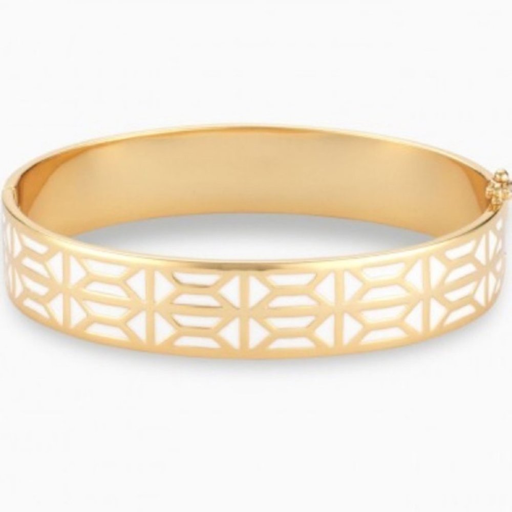 :: Stella & Dot Breezeblock Enamel Bangle - Picture 2 of 8